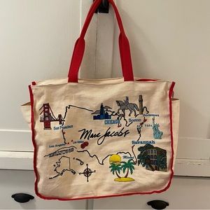 Marc Jacobs Embroidered Straw Tote - United States